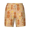 thumbnail image 4 of Lsque Mens Swim Trunks Pineapples Pattern - Bathing Suit Compression Liner - Beach Swim Shorts Swimwear - (S-3XL) - Stretch Quick Dry -Large, 4 of 9