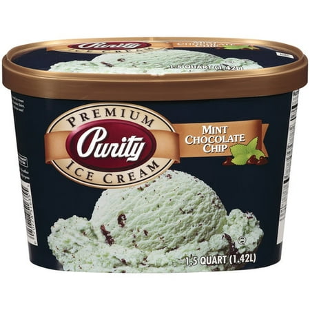 Purity Mint Chocolate Chip Ice Cream, 1.5 qt