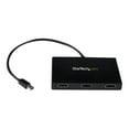 thumbnail image 3 of StarTech.com 3 Port Mini DisplayPort MST Hub - 4K 30Hz - Mini DP to HDMI Video Splitter for Multiple Monitors - mDP to HDMI (MSTMDP123HD) - Video/audio splitter - 3 x HDMI - desktop - AC 100/240 V, 3 of 13