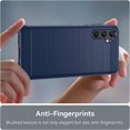 thumbnail image 5 of for Samsung Galaxy A14 5G case,Galaxy A14 case with HD Screen Protector,Fashion Shock-Absorption Flexible TPU Bumper Soft Rubber Protective Phone Case Cove for Samsung Galaxy A14 5G, Navy Blue, 5 of 17