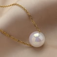 thumbnail image 5 of Fiudx Collar de Perlas, Elegante Aleación Cadete, Elegante Diseño de Diamantes de Imitación, Collar de Regalo para Mamá, Regalo para Novia, para Usar En Bodas, Apto para Todos, Incluye Un Collar., 5 of 5