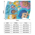 thumbnail image 2 of Manta de BUBBLE GUPPIES en varios tamaños (127 x 101 cm). Manta de franela acogedora, ligera y ultrasuave, ideal para sofá, viajes, aire acondicionado y ropa de cama., 2 of 8