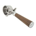 thumbnail image 1 of 54mm Coffee Bottomless Portafilter, Espresso Double Spouts Portafilter with Three Ear Handle, Stainless Steel Portafilter Replacement Compatible with  870 880 Filter Basket, 1 of 8
