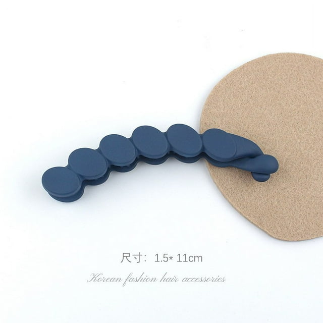 Elegante Horquilla para El Pelo con Forma de Plátano para Mujer, para Cola de Caballo, con Clip Vertical para La Parte Trasera de La Cabeza, para Tocado