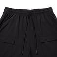 thumbnail image 6 of Men's Slim Fit Cargo Workwear Pants, Straight Leg Drawstring Elastic Waist Multi Pockets Casual Trousers Joggers, Quick Dry Breathable Lightweight Stretchy, Outdoor Hiking Gym, 6 of 9