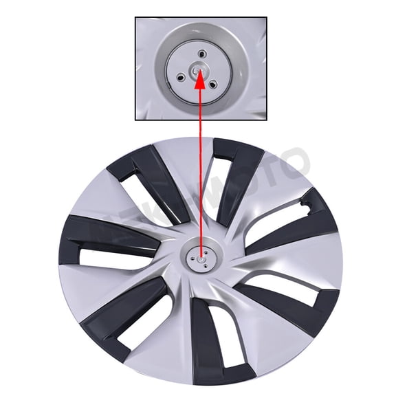 For Tesla Model Y Model 3 19 Inch Gemini Wheel Cover Hubcap 104423500C