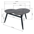 thumbnail image 3 of ZF Collections Table Basse Ronde en Bois de Bouleau, 3 of 3