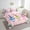 Pink, variant on Erosebridal Colorful Guitar Bedding Queen Size, Black Bed Set, Cartoon Rainbow Butterfly Reversible Bedding Sets Queen Size, Microfiber Room Decoration, 7pcs