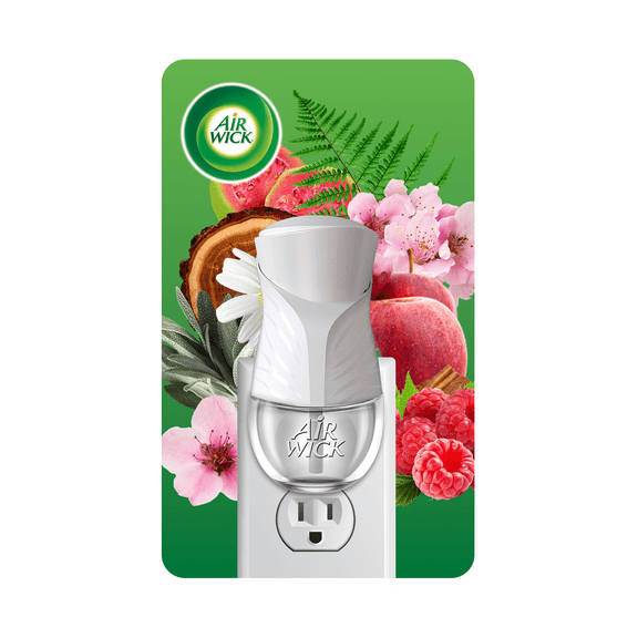 Air Wick Plug-In Air Freshener Scented Oil Warmer Device, White, 1 Count