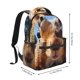 thumbnail image 2 of Balery Close-Up Curious Squirrel Mochila Escolar Impresa, Mochila Ligera para Viajes Casual, Mochila Duradera y Cómoda Multifuncional, Mochila para Laptop-One Size, 2 of 5