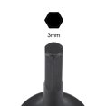 thumbnail image 3 of Unique Bargains 3mm Impact Hex Bit Socket, 1/4' Square Drive 35mm Length CR-MO Metric Sizes, 3 of 5
