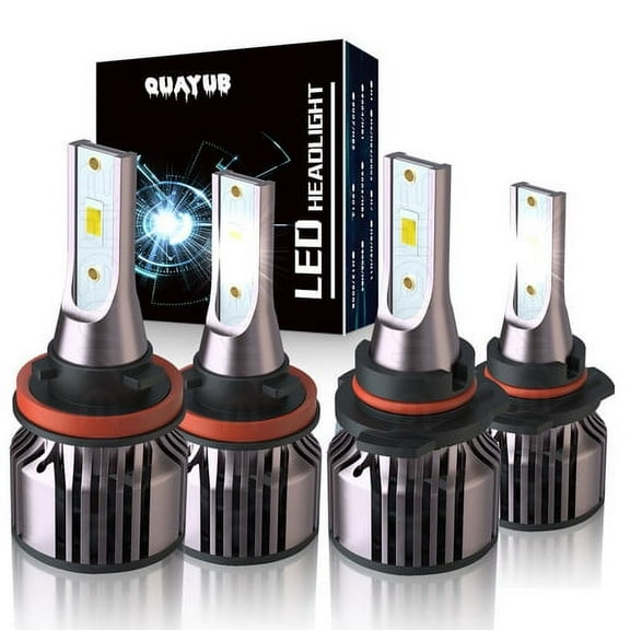 LED Combo CSP Headlight Kit Bulbs Hi Low Beam 4X for 2015-2020 Honda City