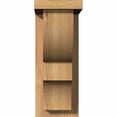 thumbnail image 2 of 5 1/2"W x 10"D x 14"H Ridgewood Smooth Corbel w/Backplate, Western Red Cedar, 2 of 9