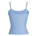thumbnail image 6 of nochalofo Blue Square Neckline Streetwear Womens Summer Tops, Y2K Spaghetti Strap Camisole Crop Top Deep V Neeck Slim Vest Going Out Shirt Tank Tops Streetwear, 6 of 9