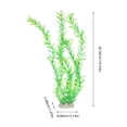 thumbnail image 2 of WASHWEPE 1Pc Plastic Fish Tank Plants Artificial Simulation for Aquarium with Light Green Color, 2 of 5