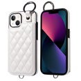 thumbnail image 1 of iPhone 13 Case ,Card Slots Leather Wrist Strap Phone Cover for iPhone 13, 1 of 5