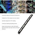 thumbnail image 3 of HUGFEGWE RJ11 Through Coupler,25 Port RJ45 Through Coupler 1U Cat6 Patch Panel STP Shielded 19 Inch with Back Bar, Wallmount or Rackmount, Compatible with Cat5, Cat5e, Cat6 Cabling CJB91-71115, 3 of 9