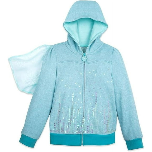 Disney Elsa Hoodie Sweatshirt Costume for Girls Frozen 2, Size 2