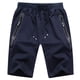 thumbnail image 2 of pstuiky Pantalones cortos casuales para hombre, Pantalones deportivos holgados con cordón y bolsillo para hombre, primavera/verano Pantalones cortos de entrenamiento, 2 of 3
