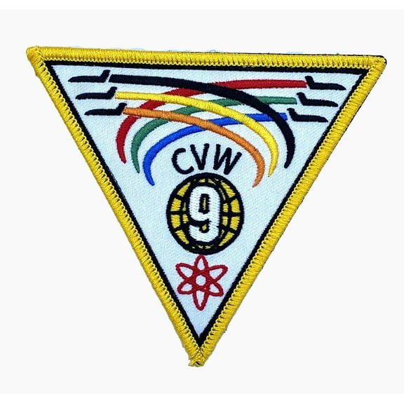 Carrier Air Wing CVW-9 Patch – With Hook and Loop