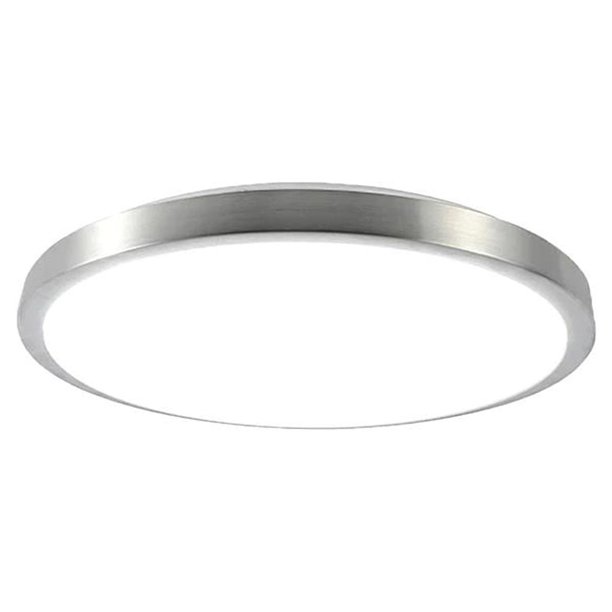 Bearachild Luz de techo LED con sensor de movimiento Detective de movimiento Luz de techo Luz de techo de aluminio redonda plana Detective Iluminación y accesorios 27cm 12w