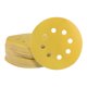 thumbnail image 1 of 50 Paquetes de Discos de Lijado Amarillos de 5 Pulgadas 320 Grits Papeles de Lijado con Gancho y Bucle 8 Agujeros para Automóviles Metal Madera, 1 of 6