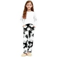 thumbnail image 2 of Conjuntos de blusas y camisas de cuello redondo y manga larga con estampado para niños, top de manga larga con cuello redondo, pantalones con cintura elástica, conjunto de traje de casa para niños de, 2 of 7