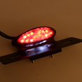 thumbnail image 2 of Luz trasera Cola LED motocicleta Quad ATV freno marcha matrícula lente transparente, 2 of 8