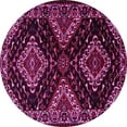 thumbnail image 1 of Ahgly Company Indoor Round Persian Pink Traditional Area Rugs, 4' Round, 1 of 4