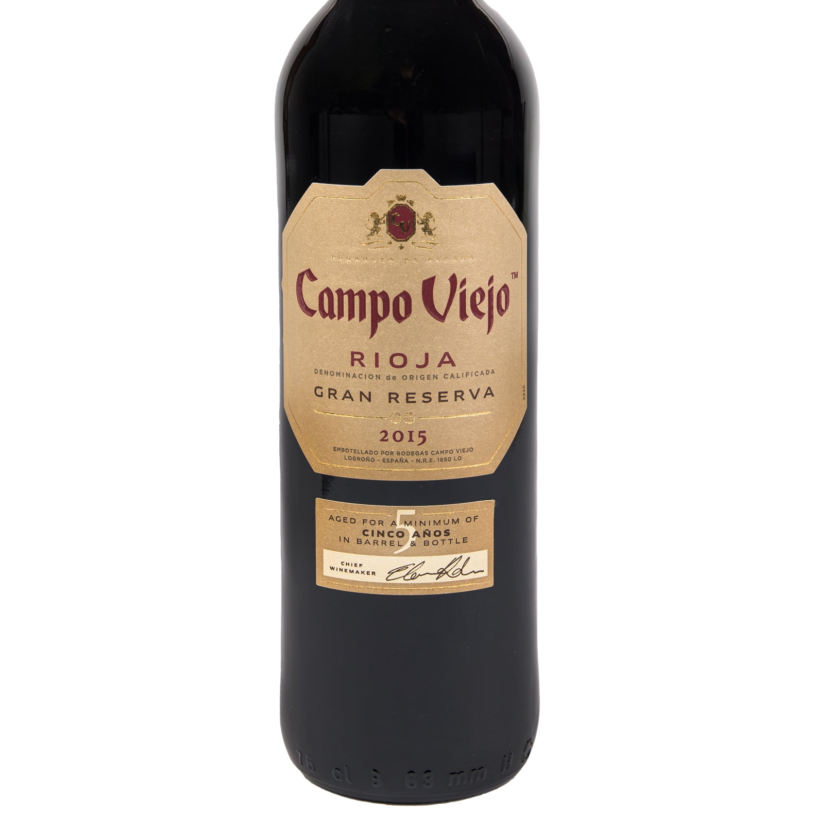 Campo Viejo Gran Reserva Tempranillo Red Wine 750 ml 14% ABV Complex Aroma and Flavor Notes
