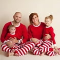 thumbnail image 4 of XXWXYD Matching Family Christmas Pajamas Sets Winter Holiday, Long Sleeve 𝖫ounge Shirt and Pant Sleepwear Outfit Cozy Flannel Festive 𝐺ift Set, 4 of 4