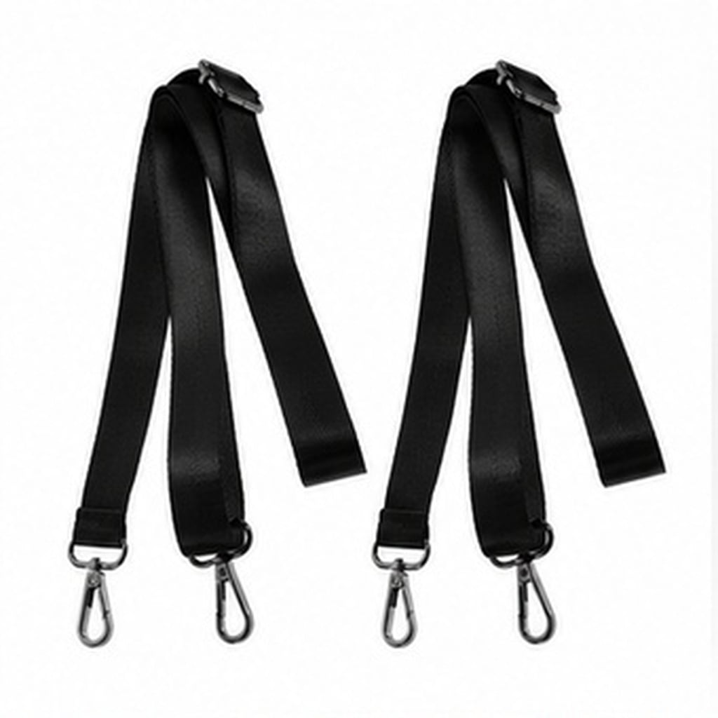 NICEXMAS 2Pcs Lightweight Horse Blanket Leg Straps with Durable Metal Double Snap and Elastic Fit