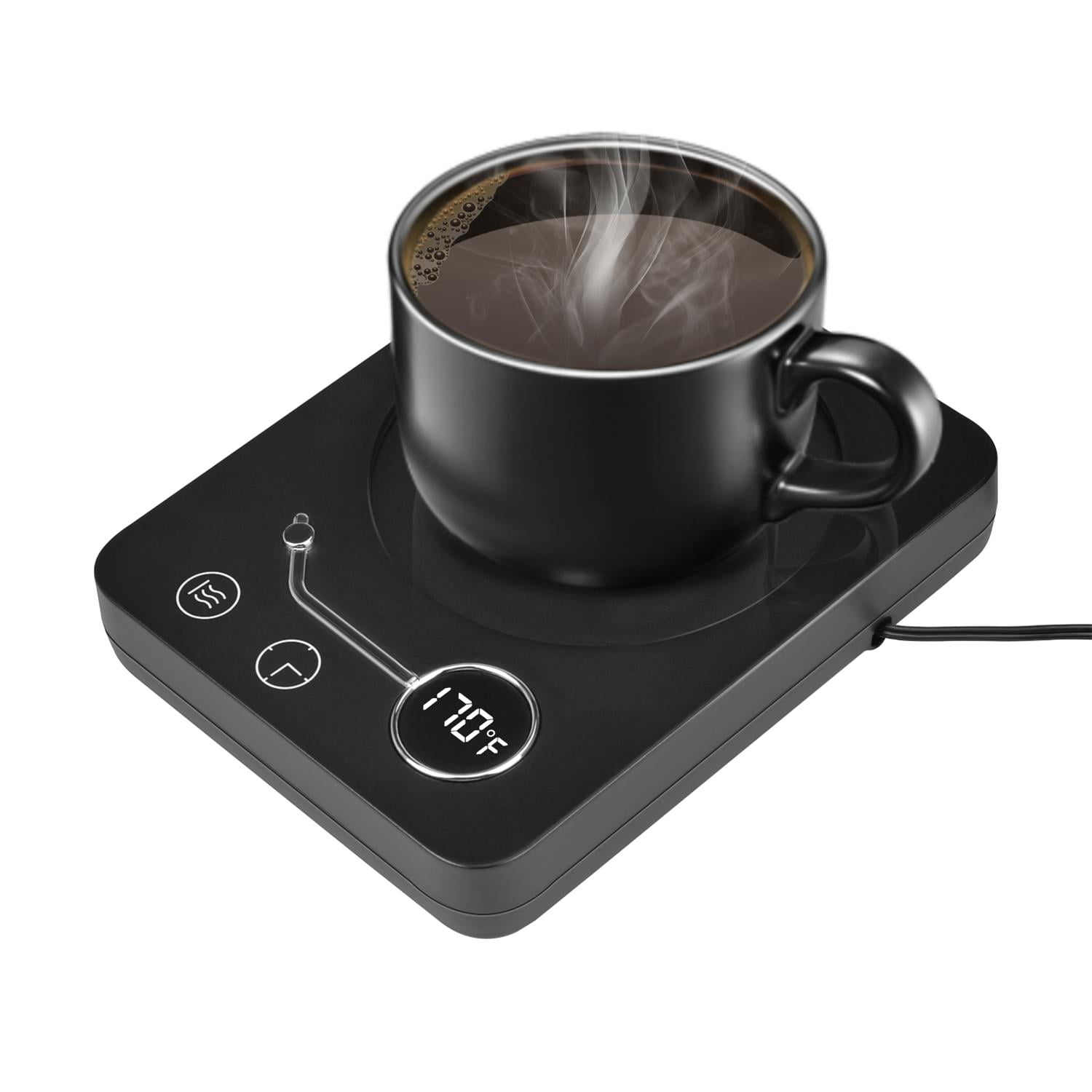 Coffee Mug Warmer - Coffee Warmer for Desk 2-12 Hrs Timer Auto Shut Off -  Electric Cup Warmer with 3-Temperature Settings (Up to 170℉/75°C) -  Beverage