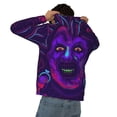 thumbnail image 5 of Terrifier Men's Hoodie With Color Drawstrings Sweatshirt Hooded Pullover Print Winter Coat Jacket X-Large, 5 of 9