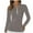 Gray, variant on Workout Tops for Women Quarter Zip Lapel Neck Long Sleeve Breathable Athletic Tops for Golf Baseball