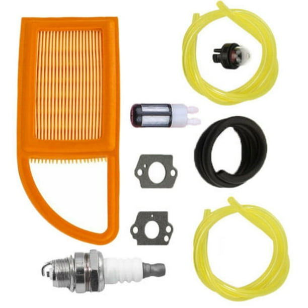 Air Fuel Filter Oil Line Hose Primer Bulb Kit For Stihl BR500 BR550