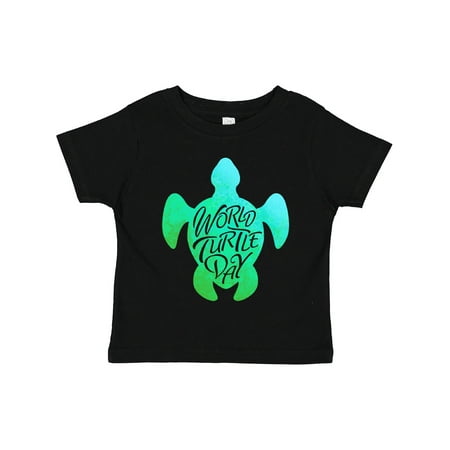 

Inktastic World Turtle Day with Sea Turtle in Green and Blue. Gift Toddler Boy or Toddler Girl T-Shirt