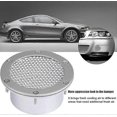 thumbnail image 5 of Duct Grille Vent, Universal Car Racing Air Bumper Vent Inlet, Universal Bumper Air Vent for Cold Air Intake (Silver), 5 of 5