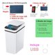 thumbnail image 3 of 12L Cubo De Basura Automático Con Sensor - Cubo de Basura Inteligente con Tapa Eléctrica, USB Rechargeable, IPX5 Impermeable Botes de Basura Inteligente Sin Contacto para Cocina, Oficina, Sala, 3 of 4