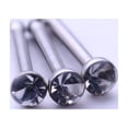 thumbnail image 2 of DESIGNICE 60Pcs Stainless Steel Adults Nose Studs Rhinestone Piercing Nose Studs Rings Pins, 2 of 7