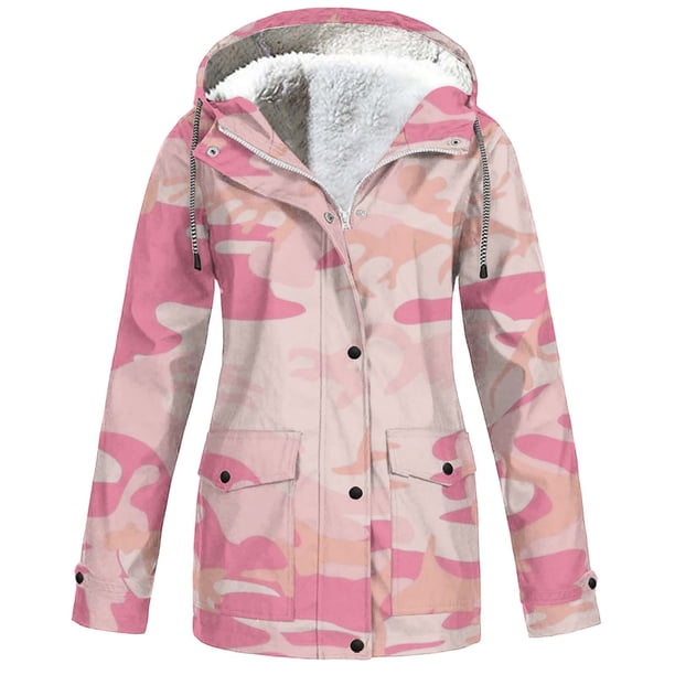 Chaquetas y abrigos casuales con capucha de manga larga para mujer, chaqueta impermeable lisa para exteriores, impermeable con capucha de talla grande, abrigo cortavientos para mujer