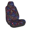 thumbnail image 1 of Wukai Colorful Shells Full Set Car Seat Covers with Soft Padding Universal Auto Front Seats Protector and Cushion Mat, 1 of 5