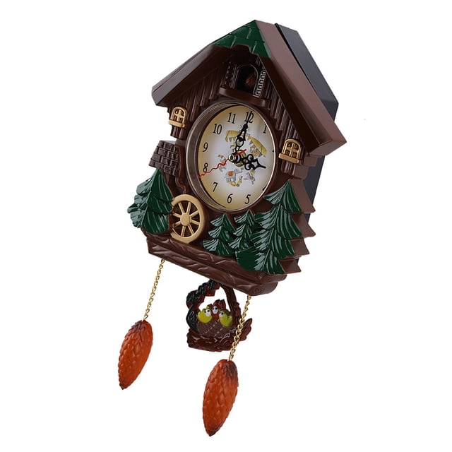 Art Vintage Decoration Large Arabic Numeral Wall Clock Premium Plastic Perfect Gift Decorative Living Room Kitchen Clock Tree House Wall Clock