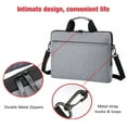 thumbnail image 6 of 13-15 Inch Laptop Bag,Multifunctional Fabric Laptop Case,Adjustable Shoulder Strap&Suppressible Handle,Black, 6 of 8