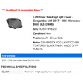 thumbnail image 2 of Left Driver Side Fog Light Cover - Compatible with 2017 - 2018 Mercedes-Benz GLE43 AMG, 2 of 2