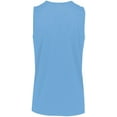 thumbnail image 6 of ASI 161.293.XL Adult Tricot Mesh 2.0 Reversible Jersey, Columbia Blue & White - Extra Large, 6 of 7
