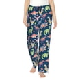 thumbnail image 2 of Lsque Dinosaur Print Women's Pajama Pants, Lounge Pant - Comfortable Home Wear,Elastic Waistband, Stylish Design-X-Large, 2 of 9