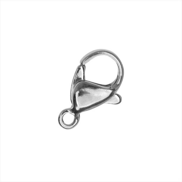 Lobster Clasp, 12x7mm, 6 Pieces, Stainless Steel
