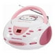 thumbnail image 1 of Grabadora con Reproductor de CD Hello Kitty KT2024A AM/FM Rosa/Blanco, 1 of 3