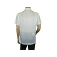 thumbnail image 5 of Mens Polo Shirt Slinky Sheer Short Sleeves Soft Touch by Stacy Adams 57007 White, 5 of 5